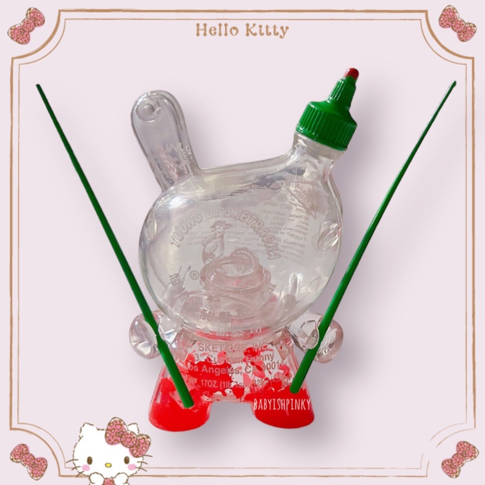 Kidrobot Sriracha Dunny Figurine (Half Empty) - Picture 2 of 7